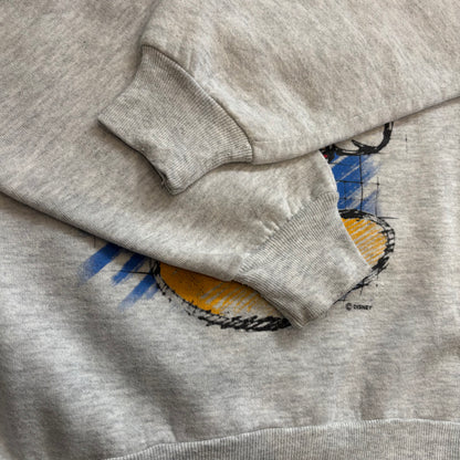 80~90's Velva Sheen Mickey ディズニー ミッキー スウェット グレー(XL)/B0082S-SO
