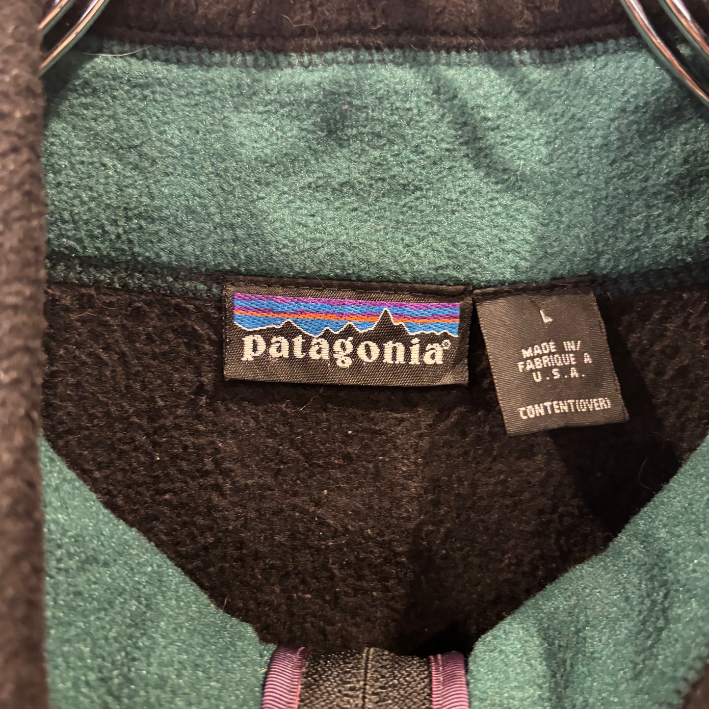 90's Patagonia パタゴニア シンチラ フリースベスト 黒 (L)/A5063V-SO