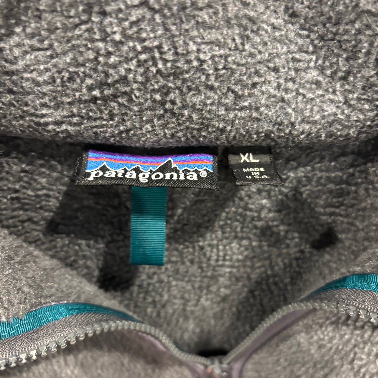 90's Patagonia パタゴニア シンチラ フリースジャケット グレー (XL)/C0092J-SO