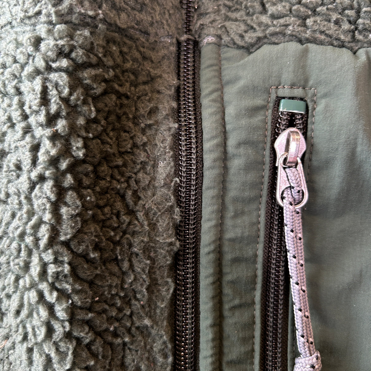 Patagonia パタゴニア レトロx フリースベスト USA製 オリーブ(L)A9871V-SO