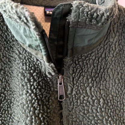 Patagonia パタゴニア レトロx フリースベスト USA製 オリーブ(L)A9871V-SO