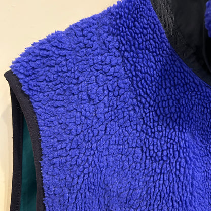 90's Patagonia パタゴニア 初期型レトロx フリースベスト ブルー(XXL)/C0099V-SO
