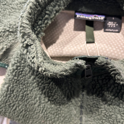 Patagonia パタゴニア レトロx フリースベスト USA製 オリーブ(L)A9871V-SO