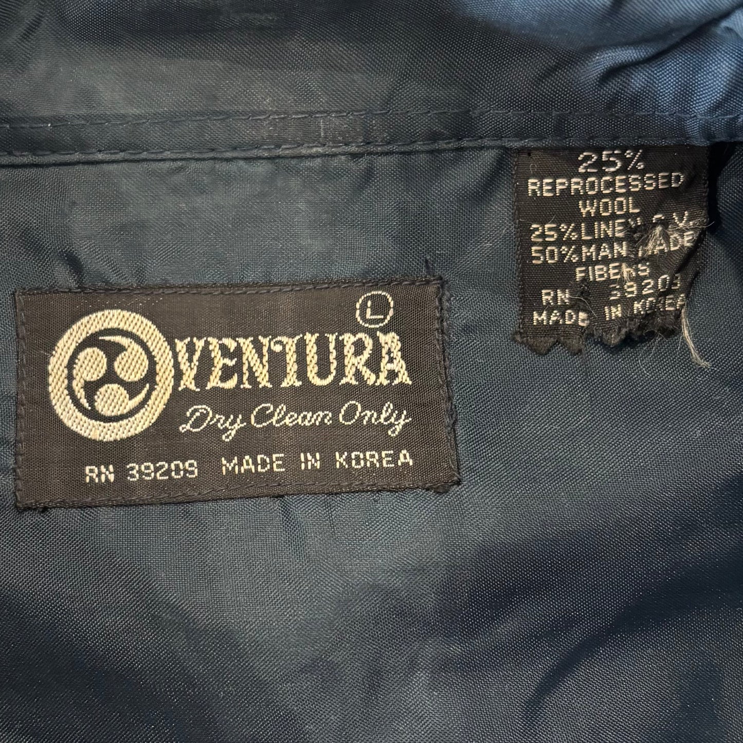 80's VENTURA チェック CPOシャツ グリーンオレンジ (L) /A9624SH-SO