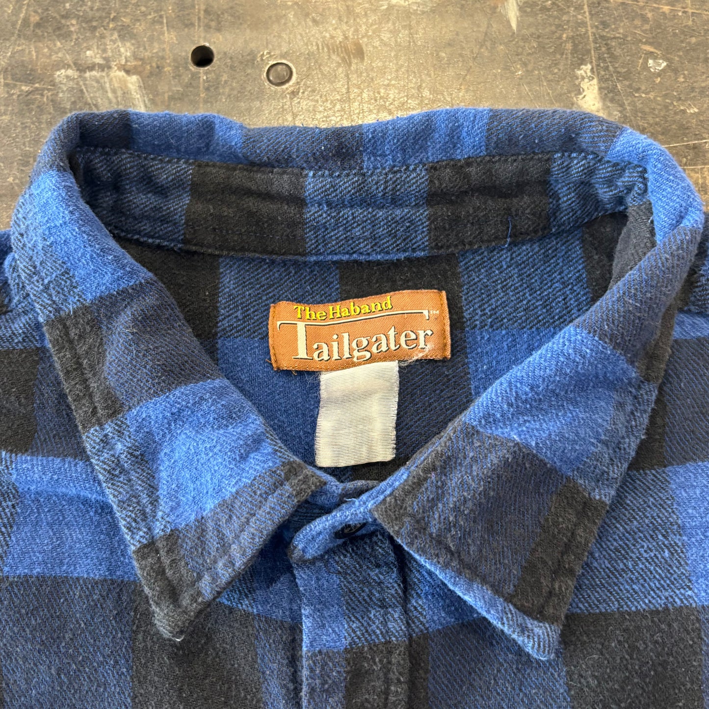 The Haband Tailgater バッファローチェック フランネルシャツ 青 (サイズ不明) /A8817SH-SO