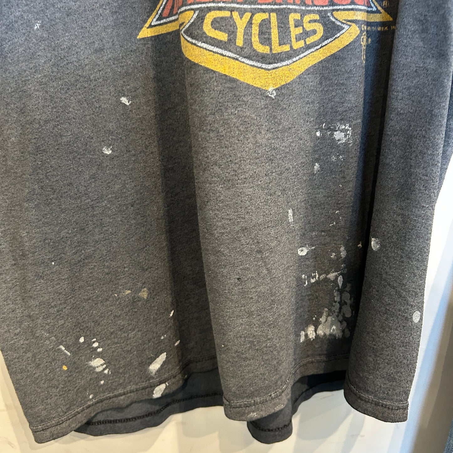 80's Harley-Davidson ”スタージス・ラリー” イーグルプリントTシャツ 黒 (L)/A4047T-SO