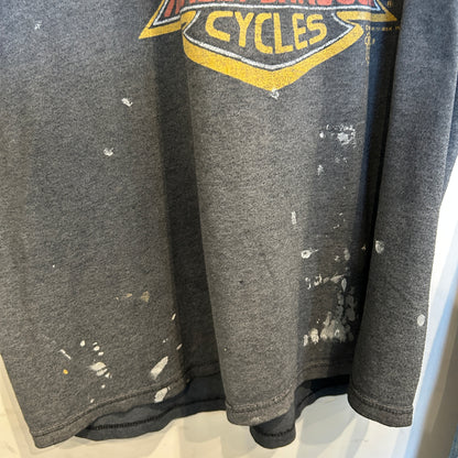 80's Harley-Davidson ”スタージス・ラリー” イーグルプリントTシャツ 黒 (L)/A4047T-SO