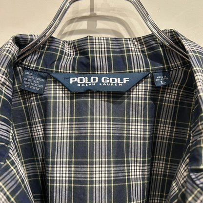 00's POLO GOLF ポロゴルフ チェックスウィングトップ タータンチェック ネイビー (L)/A9625J-SO
