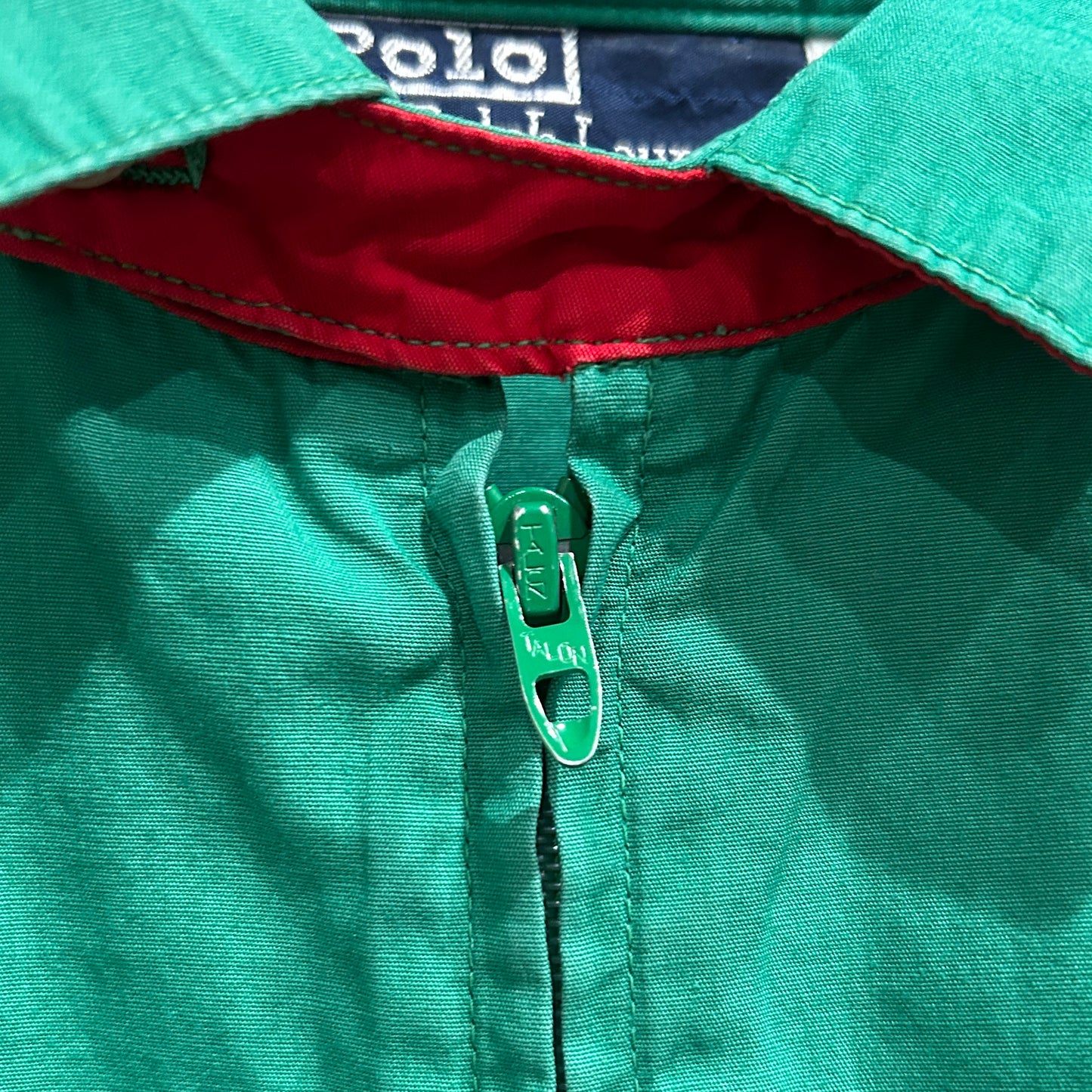 90's Polo Ralph Lauren ポロ ラルフローレン スウィングトップ グリーン (L)/B1640J-SO