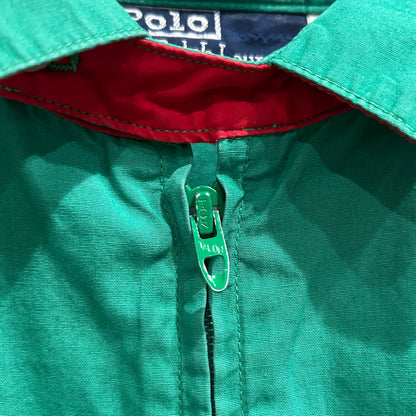 90's Polo Ralph Lauren ポロ ラルフローレン スウィングトップ グリーン (L)/B1640J-SO