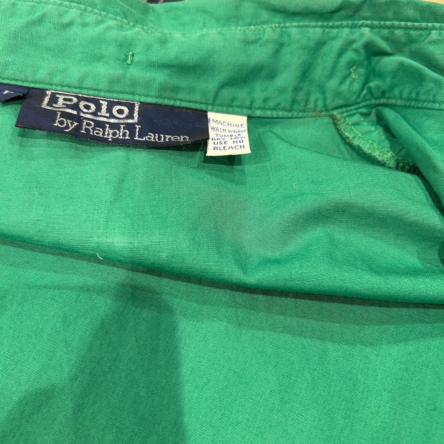 90's Polo Ralph Lauren ポロ ラルフローレン スウィングトップ グリーン (L)/B1640J-SO