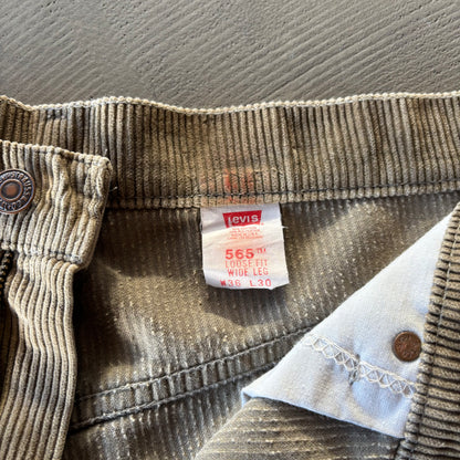 90's Levi's リーバイス 565 コーデュロイパンツ ベージュ (36×30)/B3361P-SO