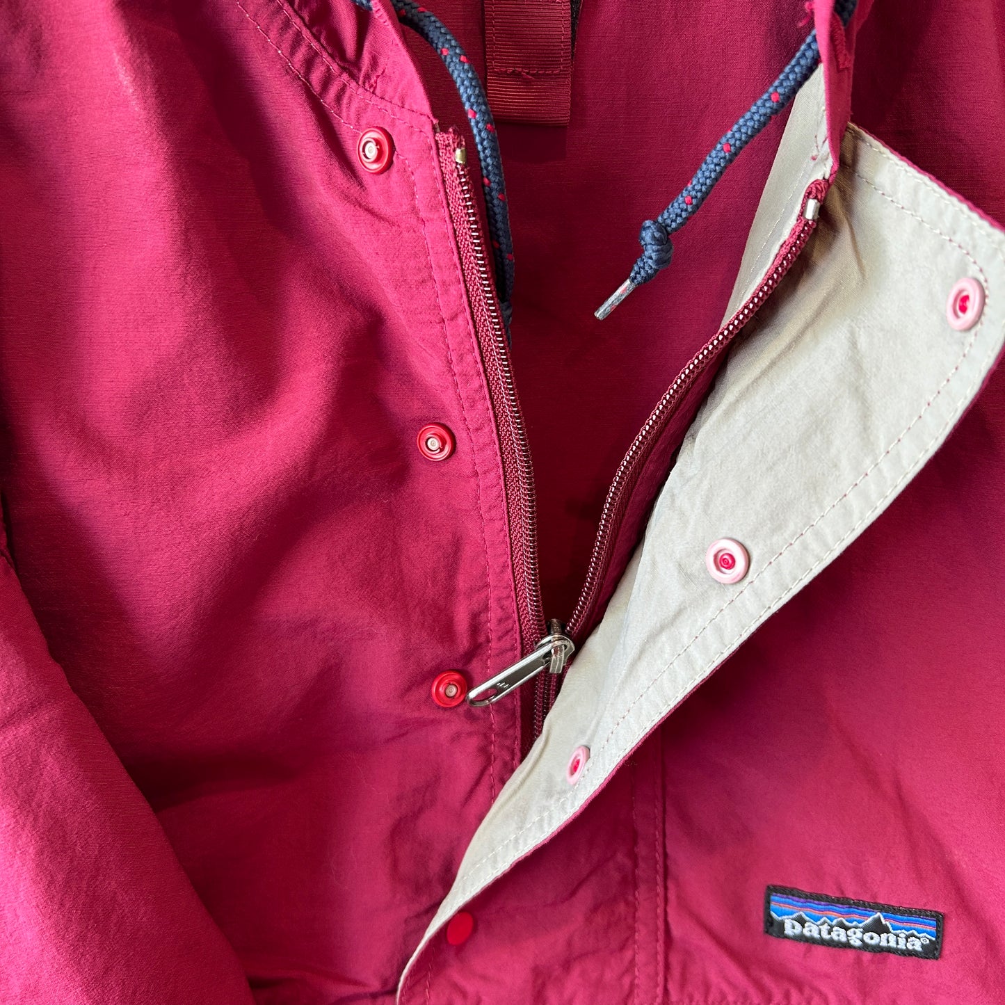 90's Patagonia パタゴニア Baggies Pull-Over アノラックパーカー (XS)/C0777N-SO