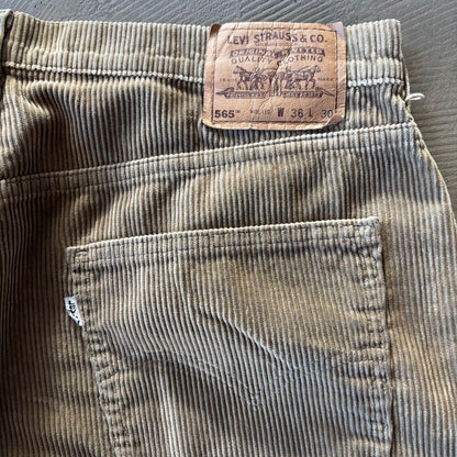 90's Levi's リーバイス 565 コーデュロイパンツ ベージュ (36×30)/B3361P-SO