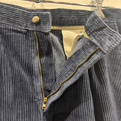 90's DOCKERS KHAKIS ２タック コーデュロイパンツ ネイビー (36×31)/B3365P-SO