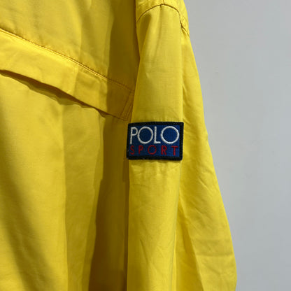 90's ~ Polo Ralph Lauren ジップアップ シェルドジャケット イエロー (M)/B1485J-SO