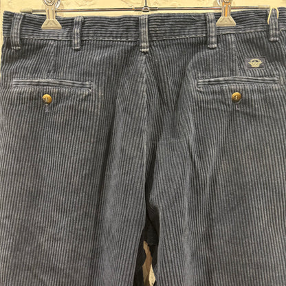 90's DOCKERS KHAKIS ２タック コーデュロイパンツ ネイビー (36×31)/B3365P-SO