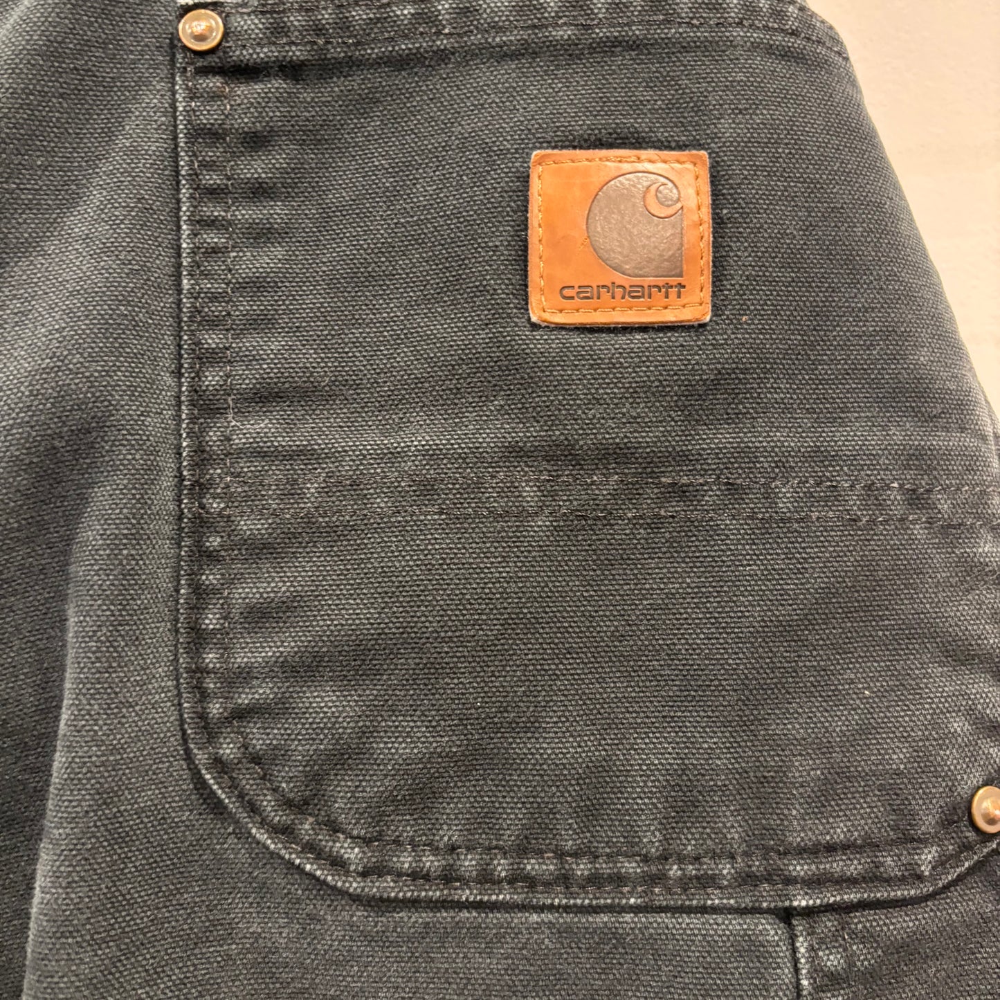 00's Carhartt カーハート ダブルニーパンツ B136 BLK (38×30)/C1061P-SO