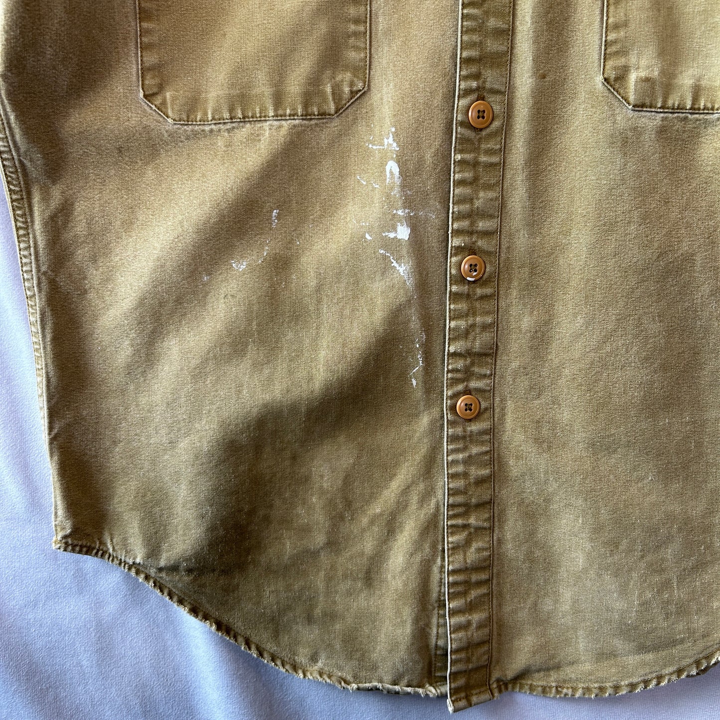 90's Patagonia パタゴニア キャンバスワークシャツ (L)/C0259SH-SO