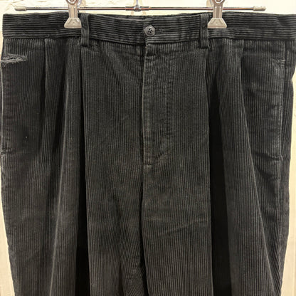 00's NAUTICA ノーティカ コーデュロイパンツ ブラック(36×32)/A9087P-SO