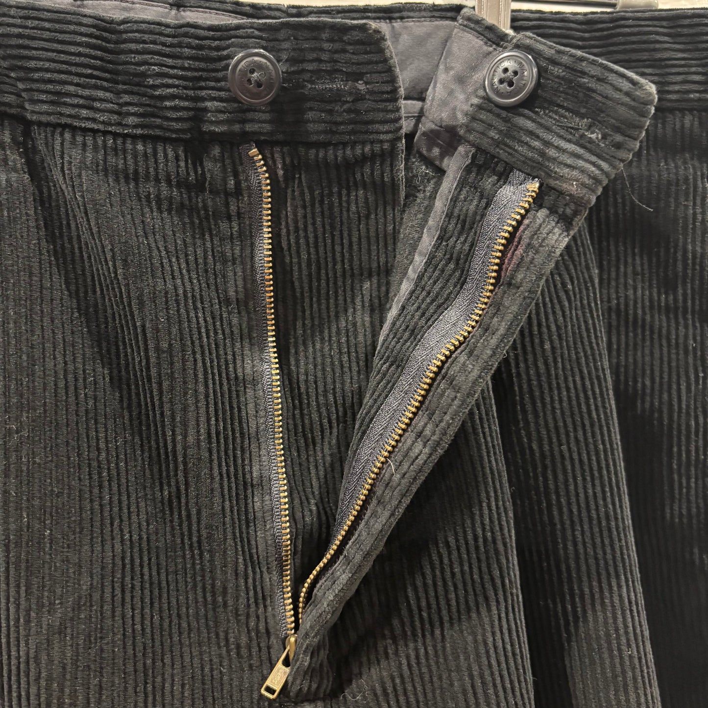 00's NAUTICA ノーティカ コーデュロイパンツ ブラック(36×32)/A9087P-SO