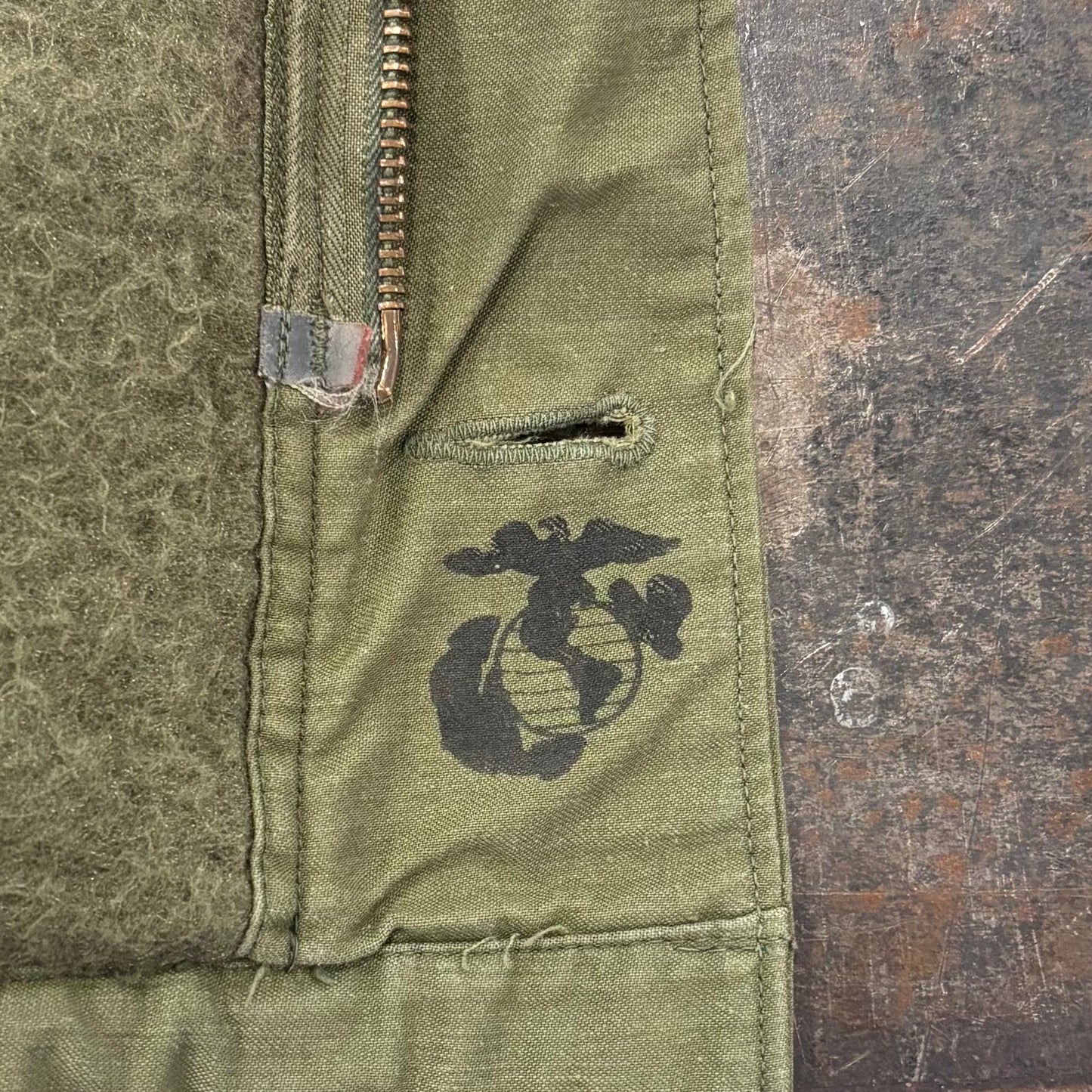 70's  USMC A2 デッキジャケット(M)/A5895 J-SO