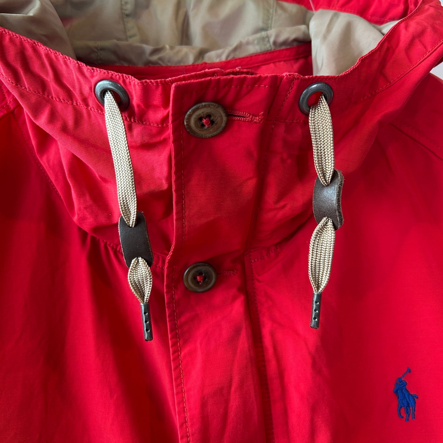 Polo by Ralph Lauren ラルフローレン 60/40クロス マウンテンパーカー レッド(XL)/B1772J-SO