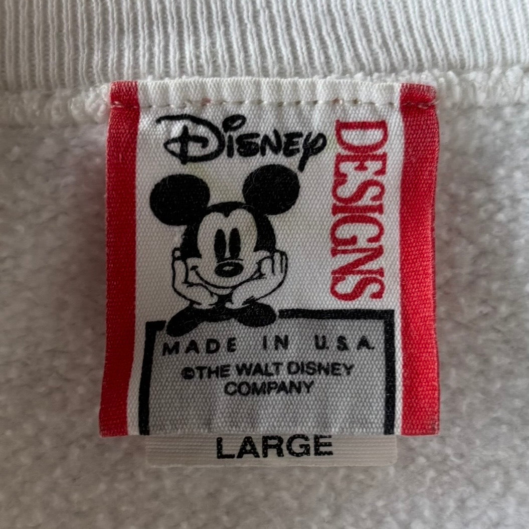 90's Disney ディズニー TOY STORY トイストーリー キャラクター スウェット 映画 白(L) /C0130S-SO