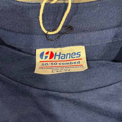 80's Hanes "HILL STREET BLUES" ドラマTシャツ 青 (L)/A7266T-SO