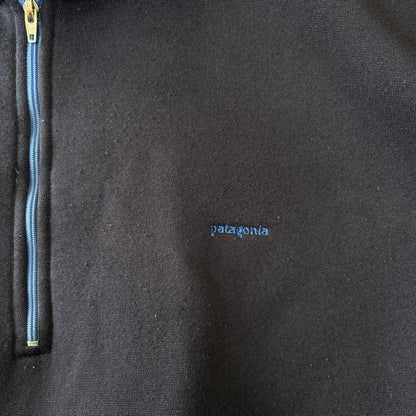 90's Patagonia パタゴニア CAPILENE キャプリーン フリースプルオーバー ネイビー(XXL)/A9848F-SO