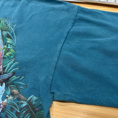 90's "WAKE UP TO THE RAINFOREST" T-shirt (XL)/A2120T-SO