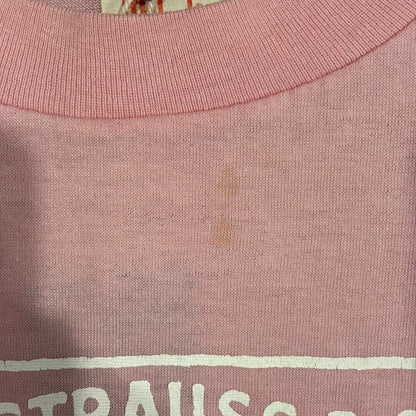 80's HEF-T Levi's リーバイス ロゴTシャツ ピンク (L) /A7269T-SO