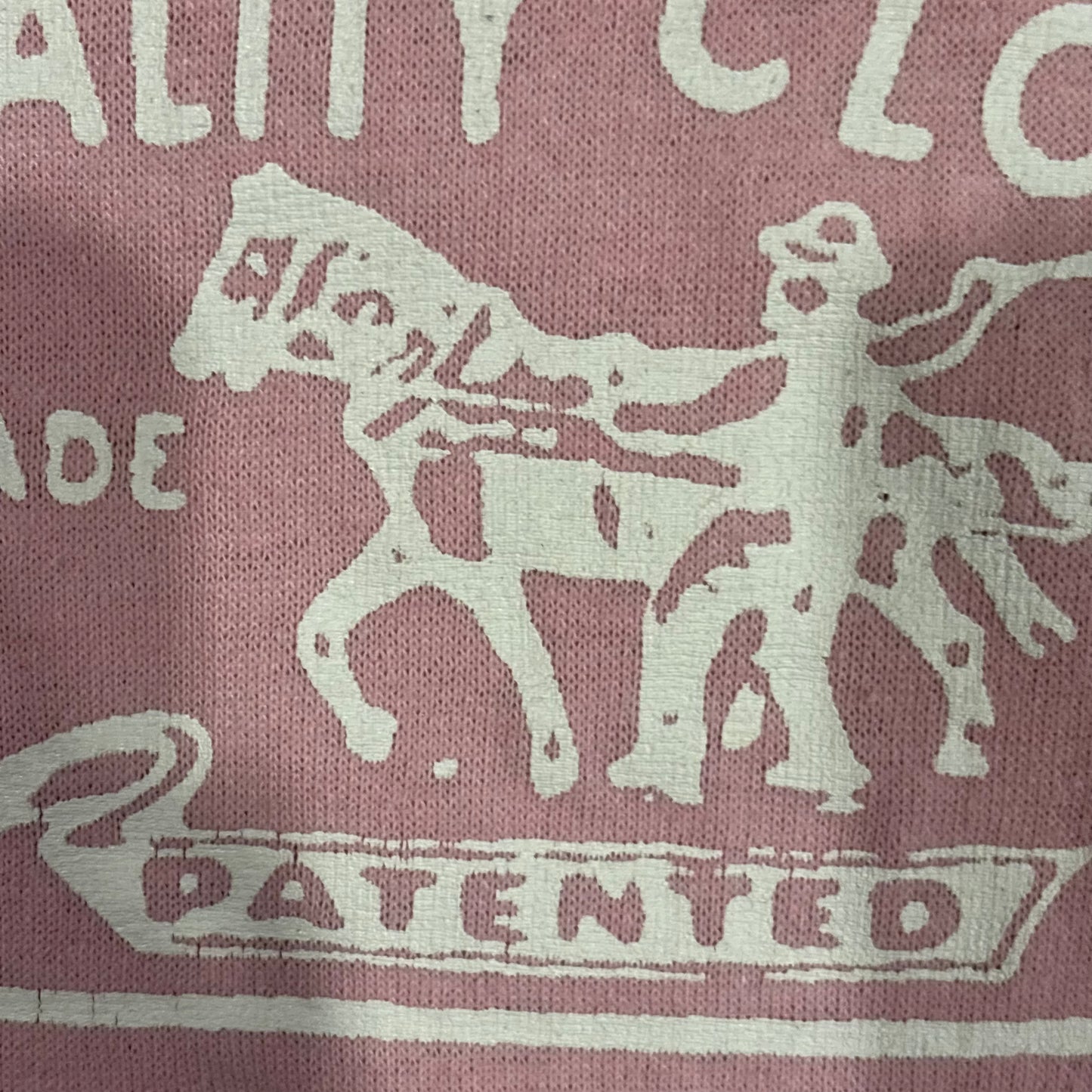 80's HEF-T Levi's リーバイス ロゴTシャツ ピンク (L) /A7269T-SO