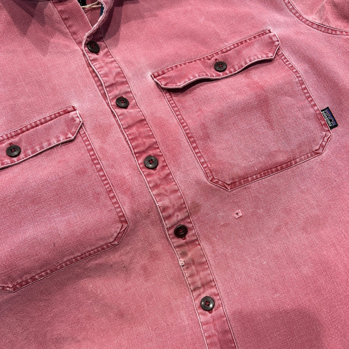 90's Patagonia パタゴニア キャンバスワークシャツ フェード(L)/C0776SH-SO
