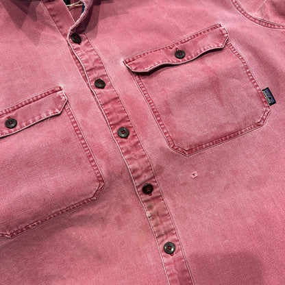 90's Patagonia パタゴニア キャンバスワークシャツ フェード(L)/C0776SH-SO