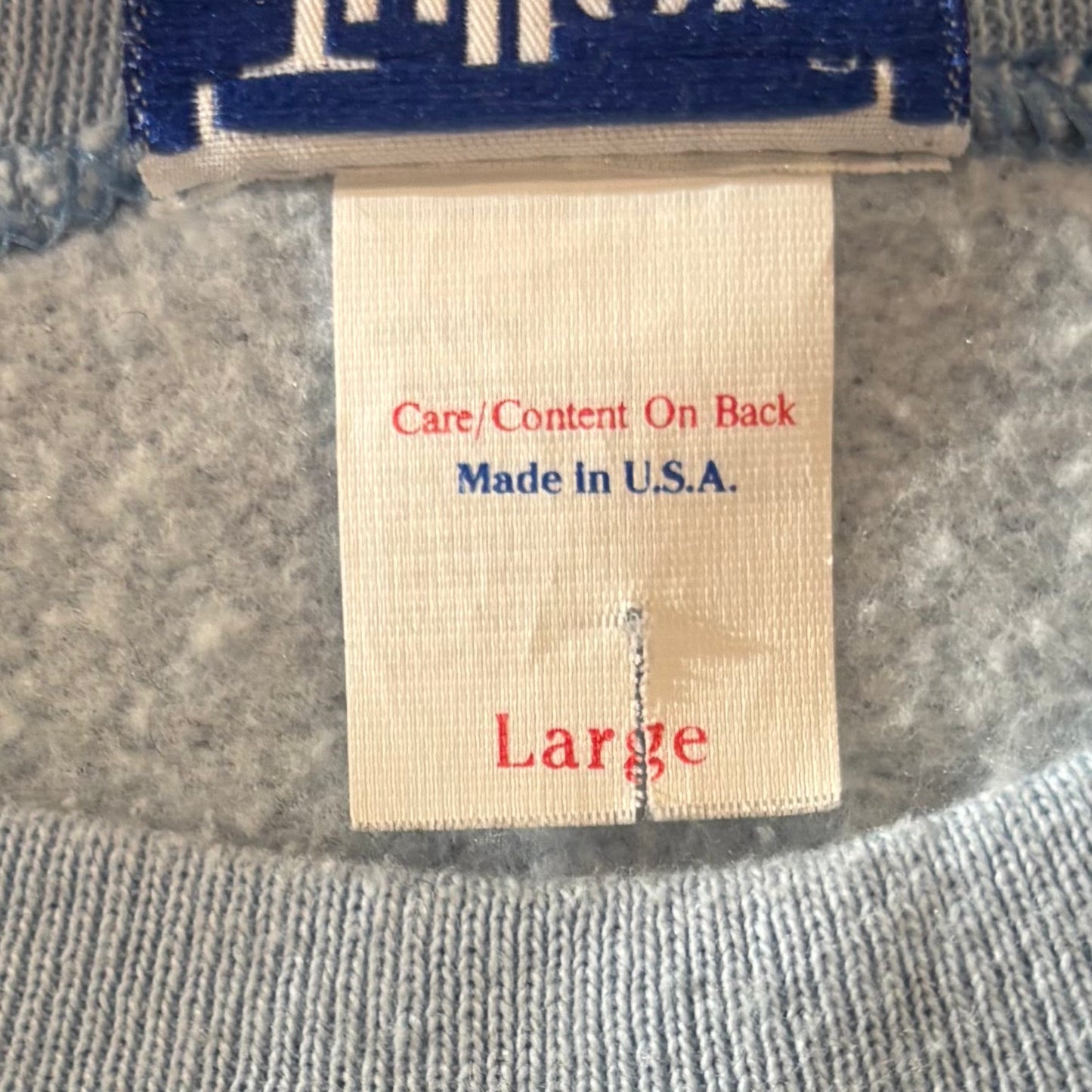 90's Tultex SAILOR MOON セーラームーン アニメ Anime スウェット 水色 (L) /C0140S-SO