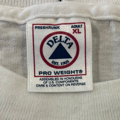 90's  DELTA  miller Lite 企業プリントTシャツ 白 XL /B2767T-SO