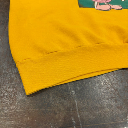90's Disney ディズニー Winnie the Pooh くまのプーさん ピグレット スウェット イエロー (L) /C0135S-SO