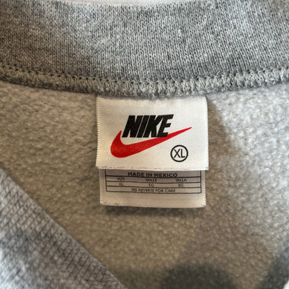 00's NIKE ナイキ ミニスウッシュ クルーネックスウェット グレー(XL)/A9332S-SO