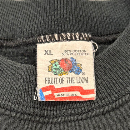 90's FRUIT OF THE LOOM フルーツオブザルーム ドリトス Doritos スウェット 黒 (XL) /C0132S-SO