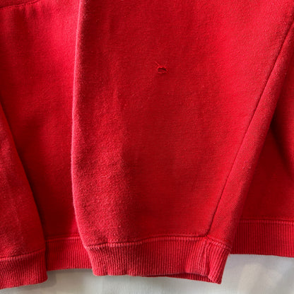 90's Marlboro マルボロ ロゴパッチ スウェットフーディー レッド(XL)/C1469S-SO