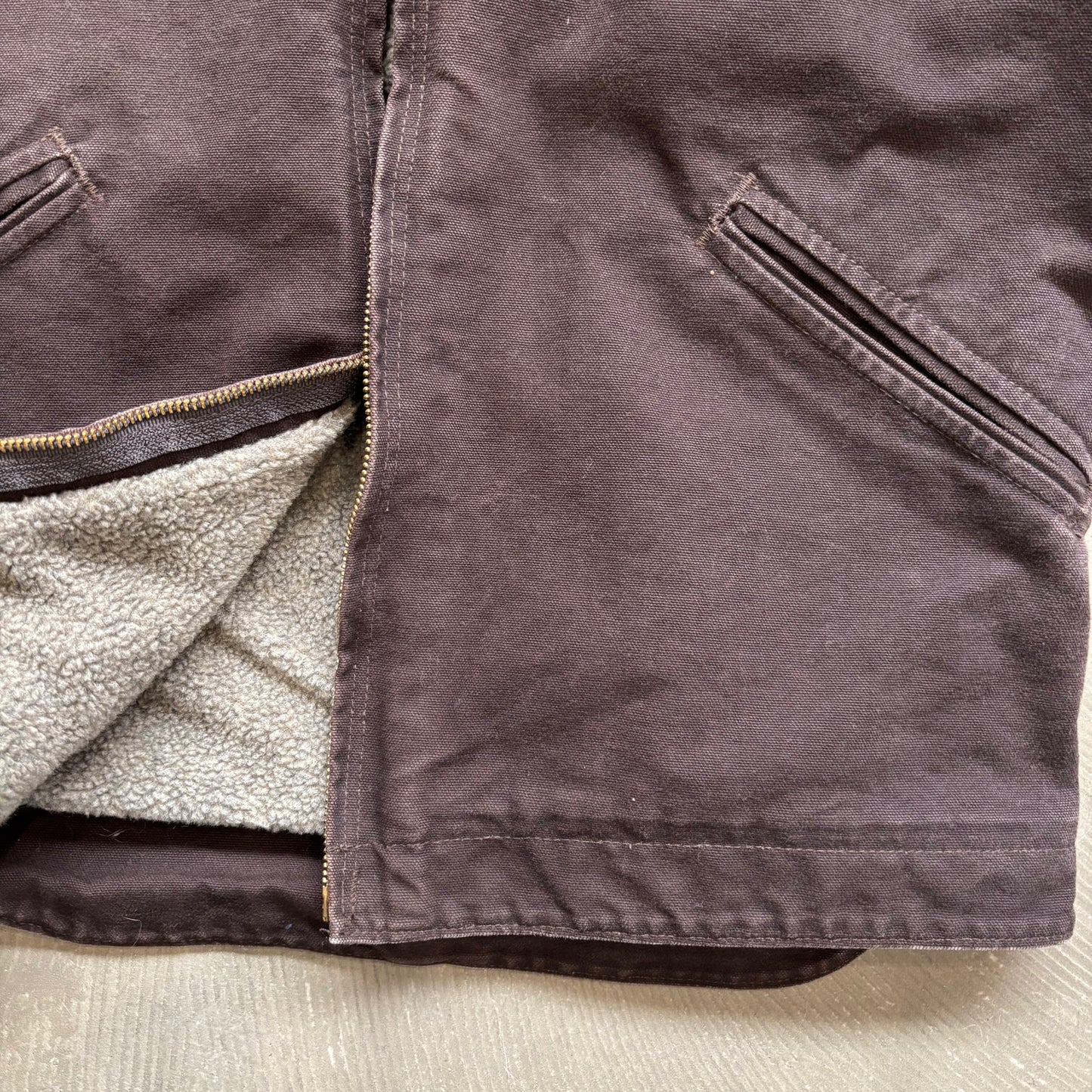 00's Carhartt シエラジャケット J141 DKB ダークブラウン (S)/A9807J-SO