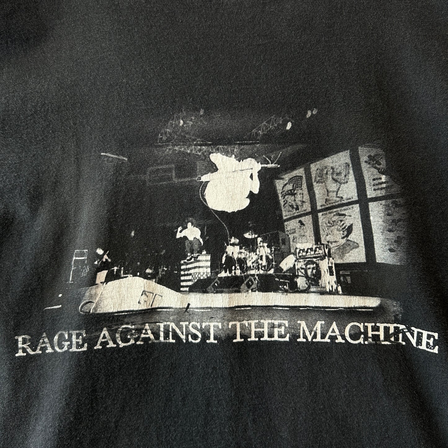 90's Rage Against The Machine レイジアゲインストザマシーン ポートレートTシャツ 黒(L)/C0790T-SO