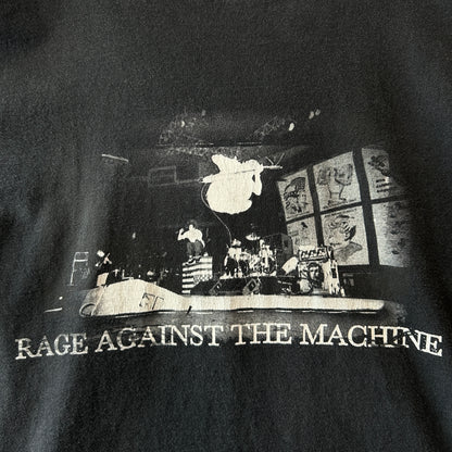 90's Rage Against The Machine レイジアゲインストザマシーン ポートレートTシャツ 黒(L)/C0790T-SO