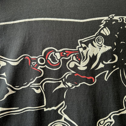 90's Green Day グリーン・デイ Pulling Teeth ロンT バンドTシャツ 黒(XL)/C0789T-SO