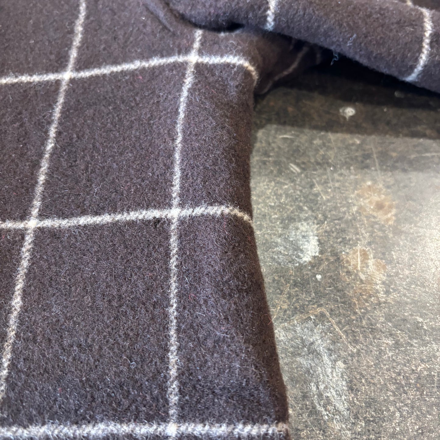 00's Ralph Lauren purple label ラルフ パープルレーベル ウール カシミヤ チェックシャツジャケット 茶色 (M) /C0194SH-SO