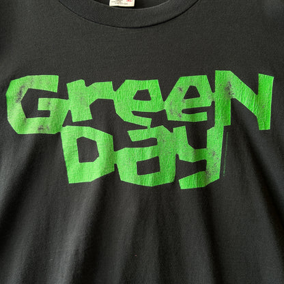 90's Green Day グリーン・デイ Pulling Teeth ロンT バンドTシャツ 黒(XL)/C0789T-SO