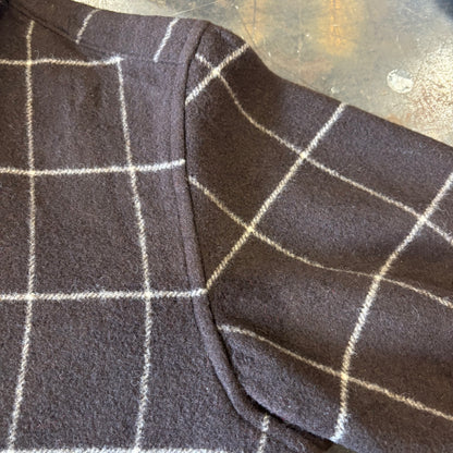 00's Ralph Lauren purple label ラルフ パープルレーベル ウール カシミヤ チェックシャツジャケット 茶色 (M) /C0194SH-SO