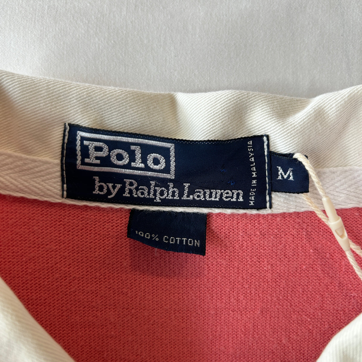 00's Polo by Ralph Lauren ラルフローレン ラガーシャツ ピンク(M)/C1473T-SO