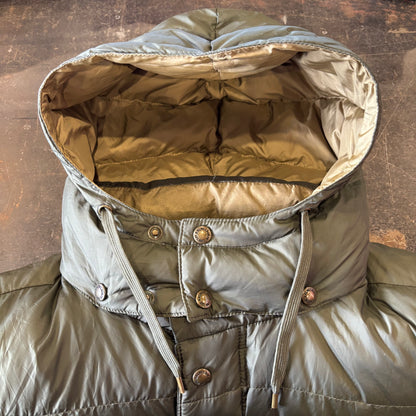 00's Ralph Lauren ラルフローレン ダウンベスト フード脱着可能 カーキ (2XL) /C0067V-SO